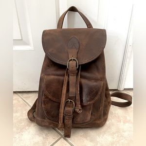 Village Tannery Leather Lulu Backpack Vintage